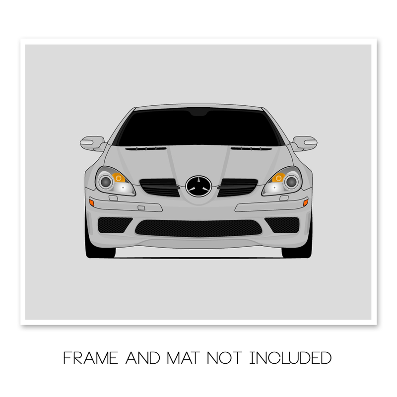 Mercedes-Benz SLK AMG 55 (2006-2008) Black Series R171 Poster