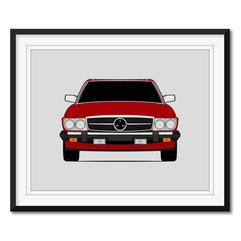 Mercedes-Benz 560SL (1986-1989) R107 Poster