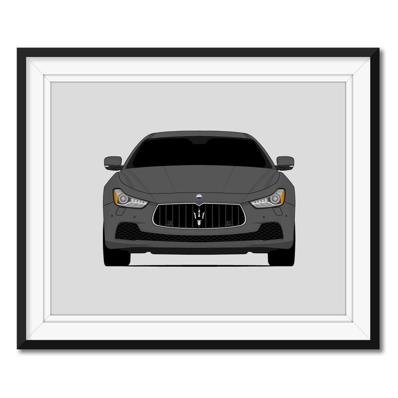 Maserati Ghibli (2014-2018) M157 Poster