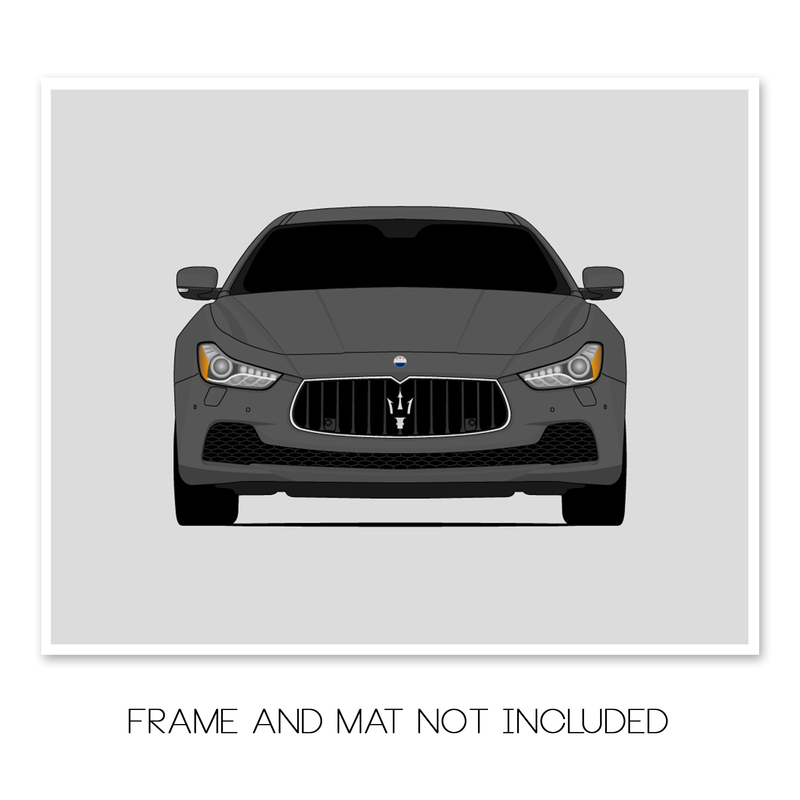 Maserati Ghibli (2014-2018) M157 Poster