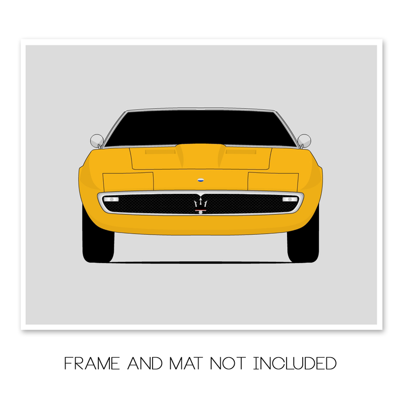 Maserati Ghibli (1967-1973) AM115 Poster