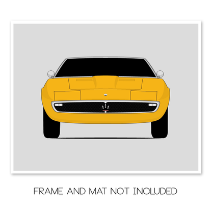 Maserati Ghibli (1967-1973) AM115 Poster