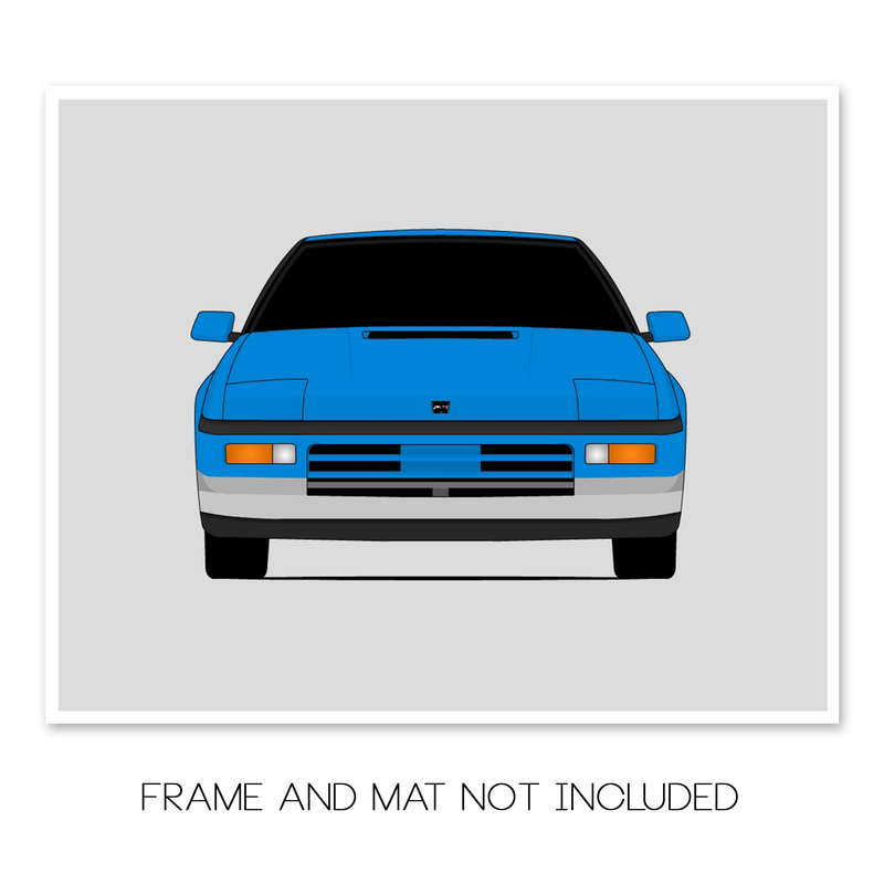 Subaru XT (1987-1991) XT6 Turbo Vortex Alcyone Poster