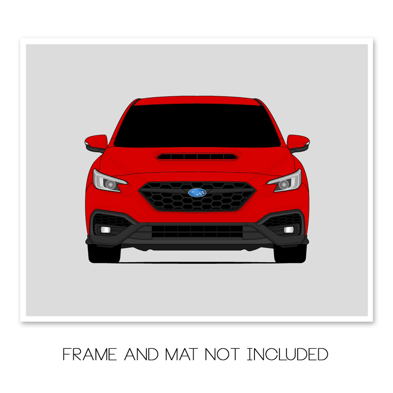 Subaru WRX G5 (2022-Present) Poster