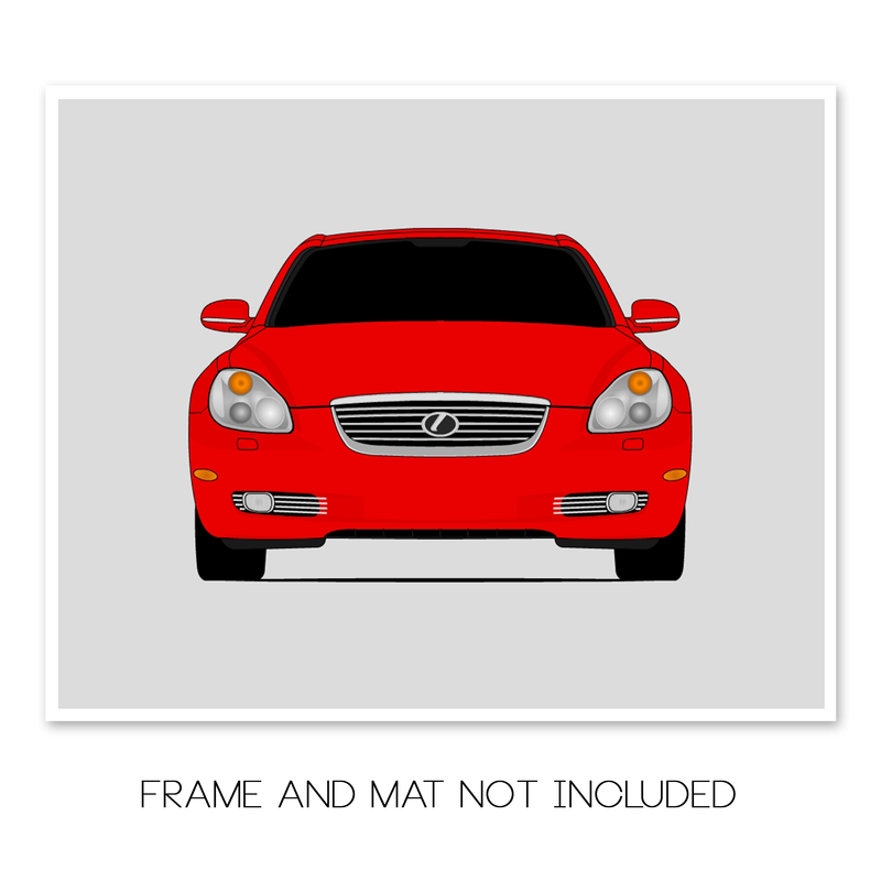 Lexus SC430 (2001-2005) Poster