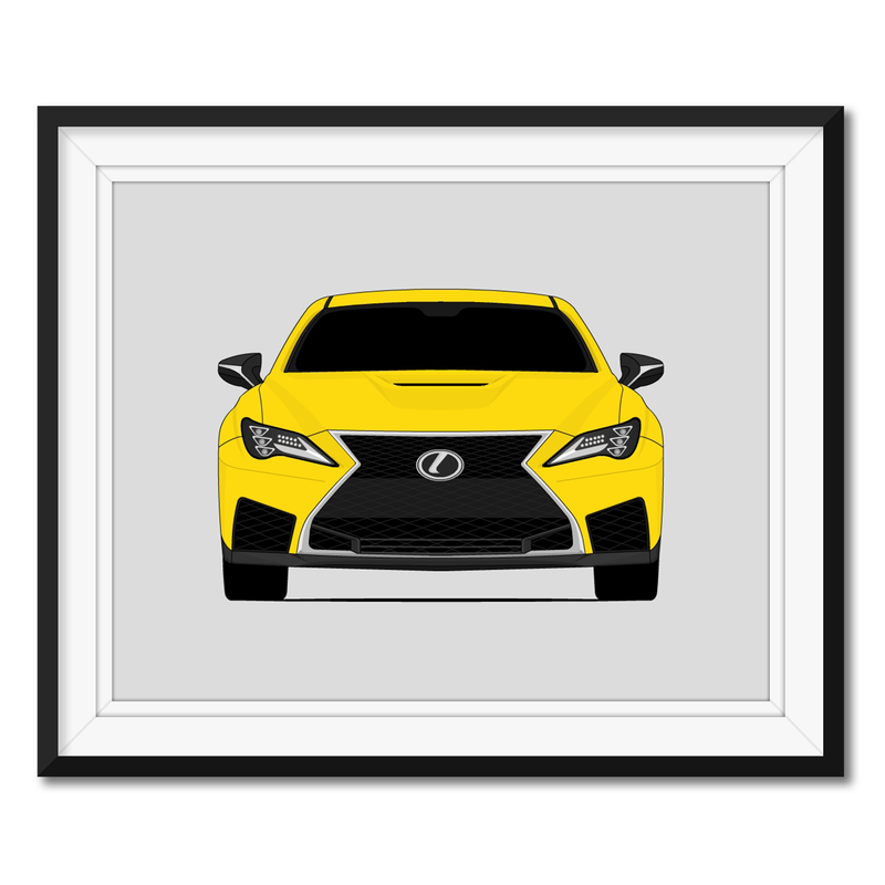 Lexus RC-F (2020-Present) facelift Poster