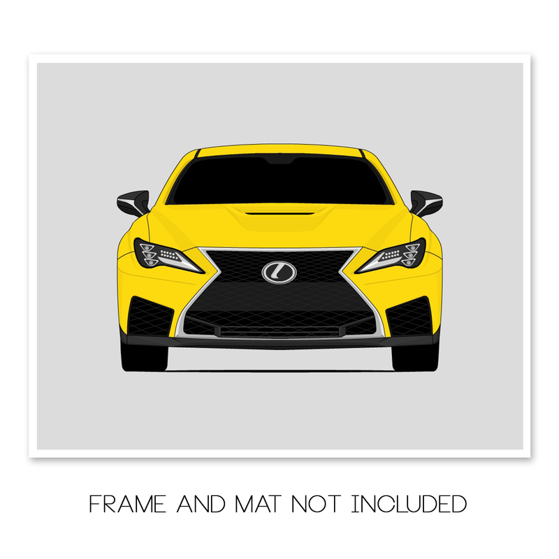 Lexus RC-F (2020-Present) facelift Poster