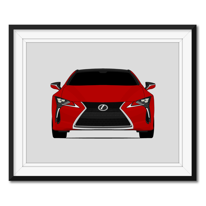 Lexus LC500 (2017-Present) Poster