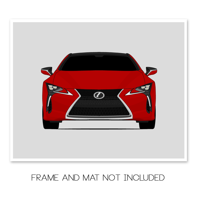 Lexus LC500 (2017-Present) Poster