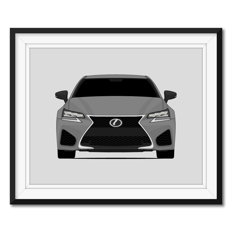 Lexus GS-F (2016-2020) Poster