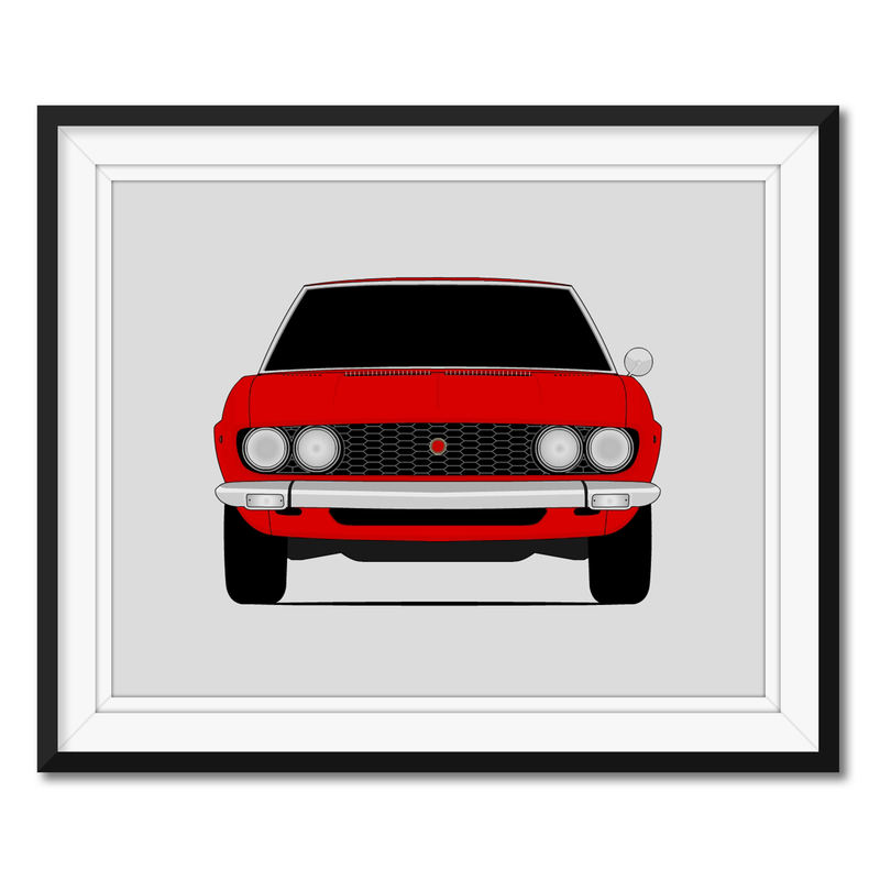 Fiat Dino Coupe (1966-1973) Poster
