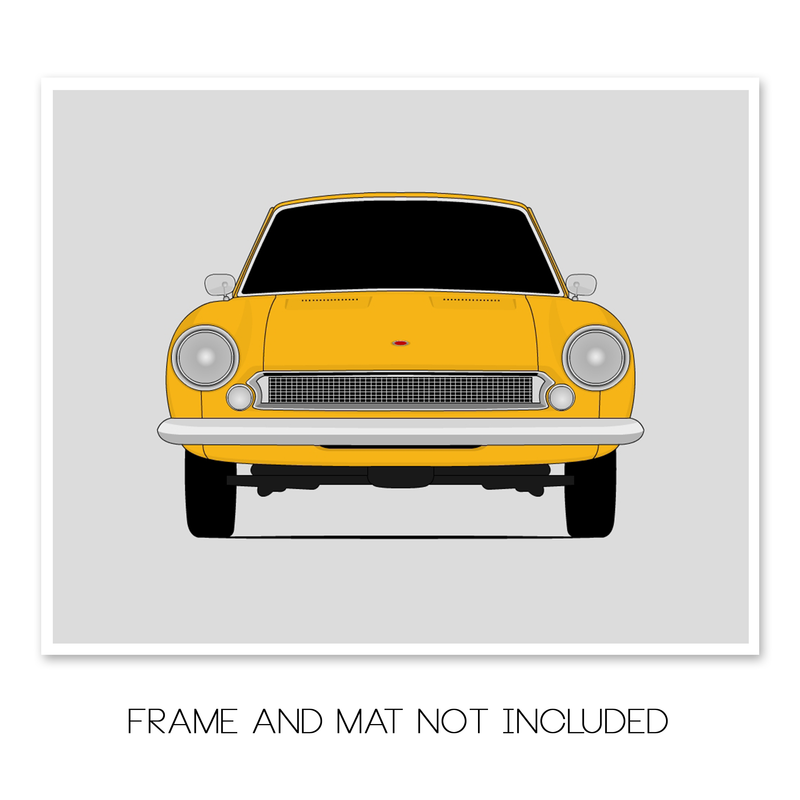 Fiat 124 Sport coupe (1967-1975) Poster