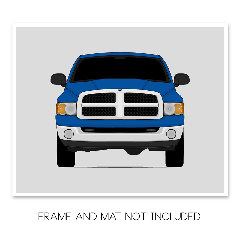 Dodge Ram 1500 (2002-2005) Gen 3 Poster
