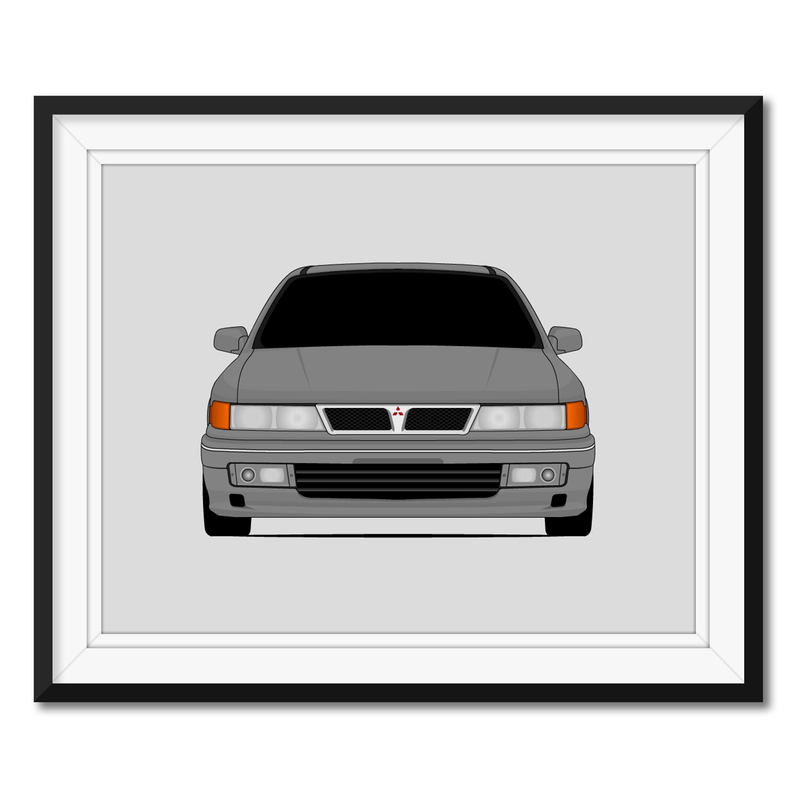 Mitsubishi Galant VR-4 (1987-1992) 6th GEN Poster
