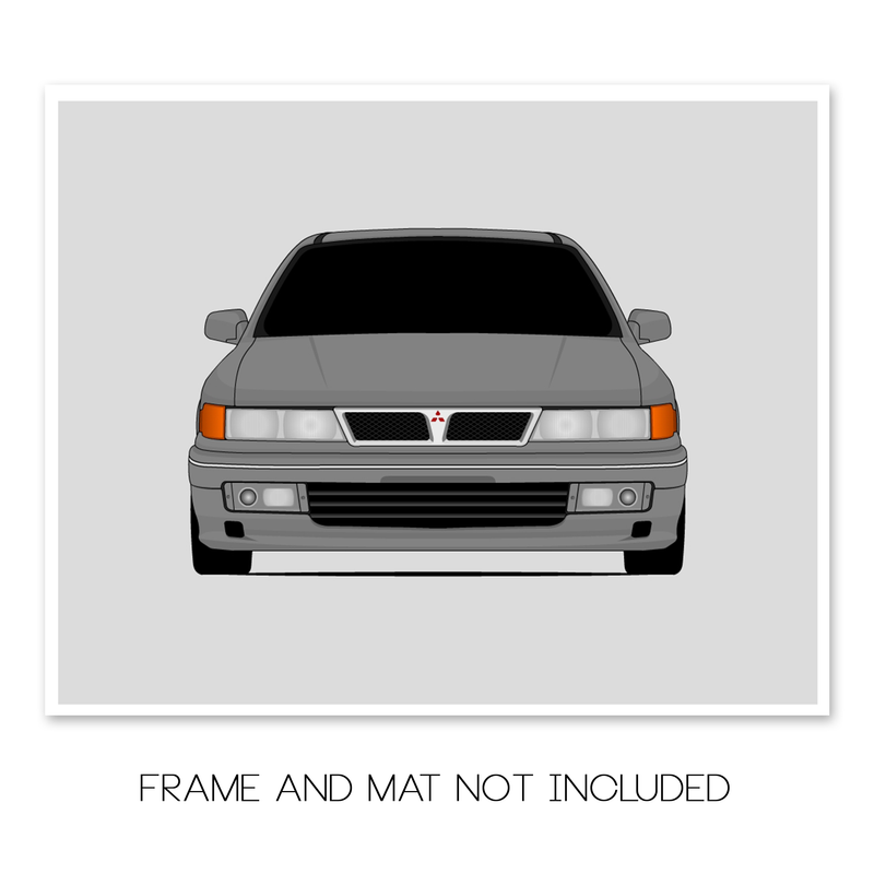Mitsubishi Galant VR-4 (1987-1992) 6th GEN Poster