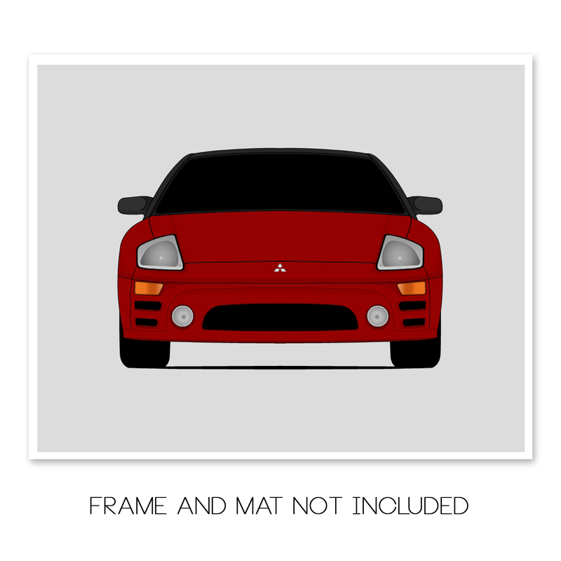 Mitsubishi Eclipse Spyder 3G (2003-2005) 3rd GEN Facelift Poster