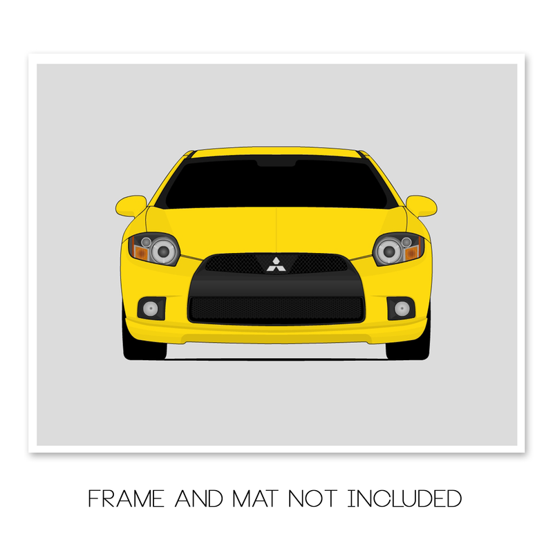 Mitsubishi Eclipse 4G (2009-2011) 4th GEN Facelift Poster