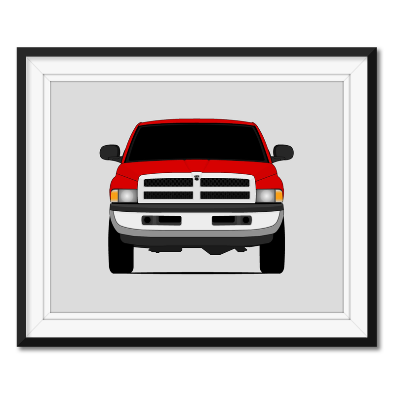Dodge Ram 1500 (1994-2002) Gen 2 Poster