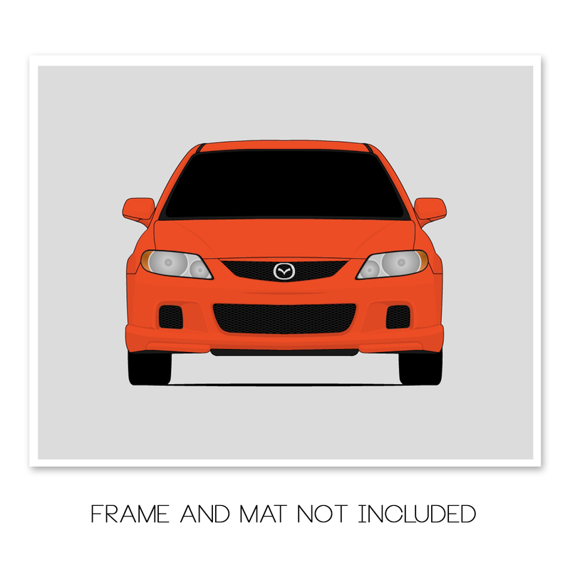 Mazda Mazdaspeed ProtÃ©gÃ© (2003-2004) Poster
