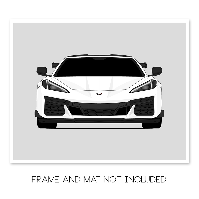 Chevy Corvette Z06 with Carbon Fiber Package C8 (2023-Present) Poster