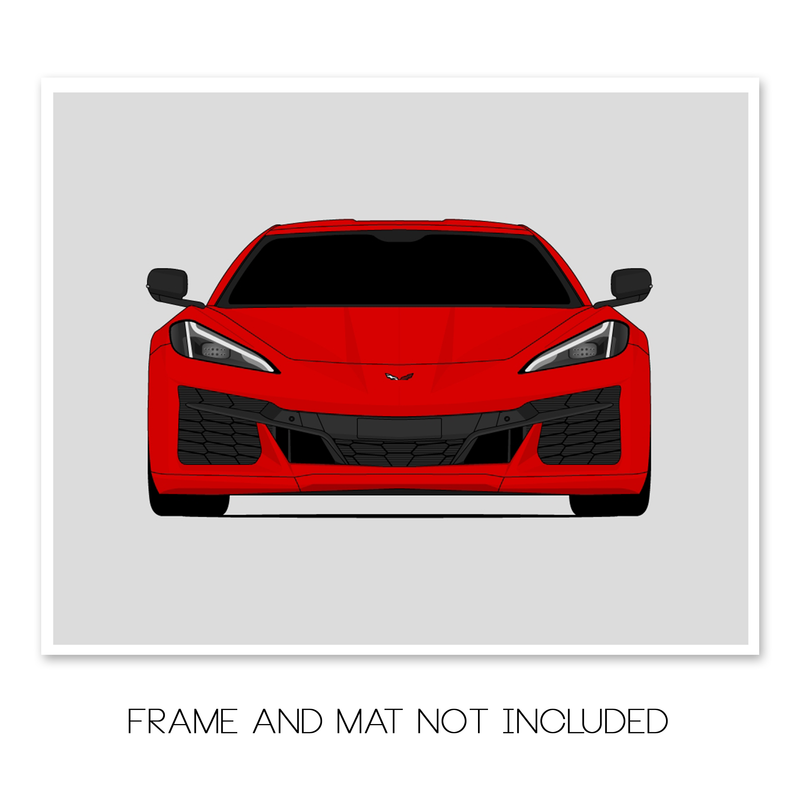 Chevy Corvette Z06 C8 (2023-Present) Poster