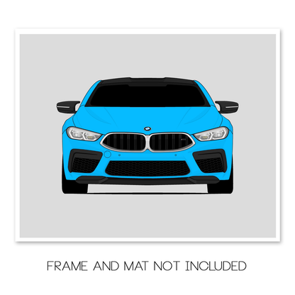 Dekomundo BMW M8 racewagen auto poster, afbeelding op canvas of afbeelding met lijst, 40x60 cm, fotoposter Dekomundo BMW M8 racewagen auto poster, afbeelding op canvas of afbeelding met lijst, 40x60 cm, fotoposter