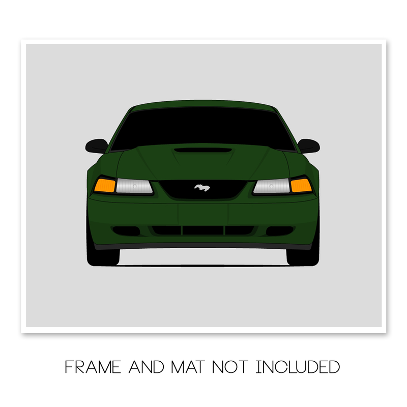 Ford Mustang Bullitt (2001) SN95 Poster