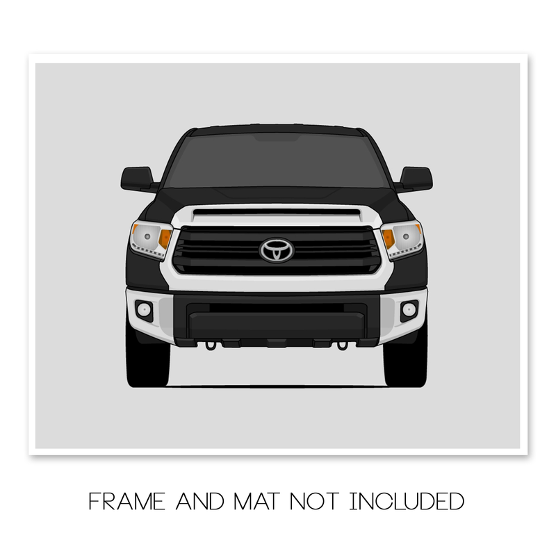 Toyota Tundra (2014-2019) Facelift Gen 2 Poster