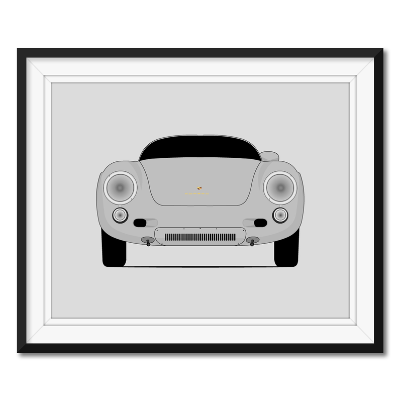 Porsche 550 (1953-1956) Spyder Poster
