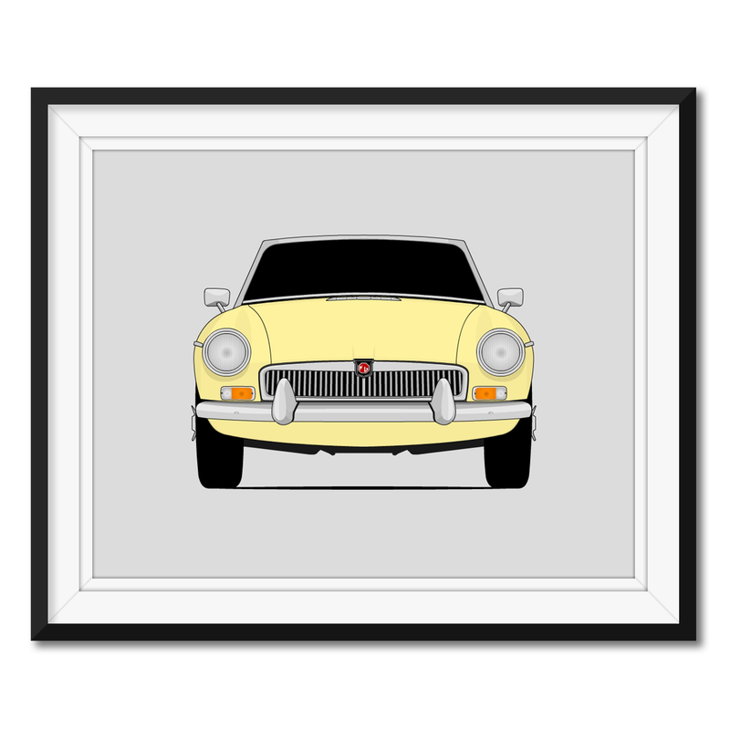 MG MGB Roadster (1963-1974) Poster