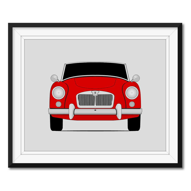 MG MGA Roadster (1955-1959) Poster