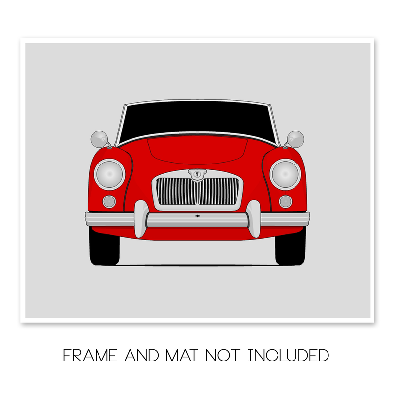 MG MGA Roadster (1955-1959) Poster
