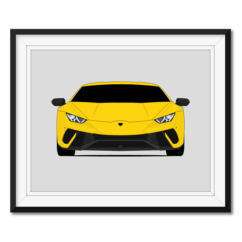 Lamborghini Huracan Performante LP 640-4 (2017-2019) Poster