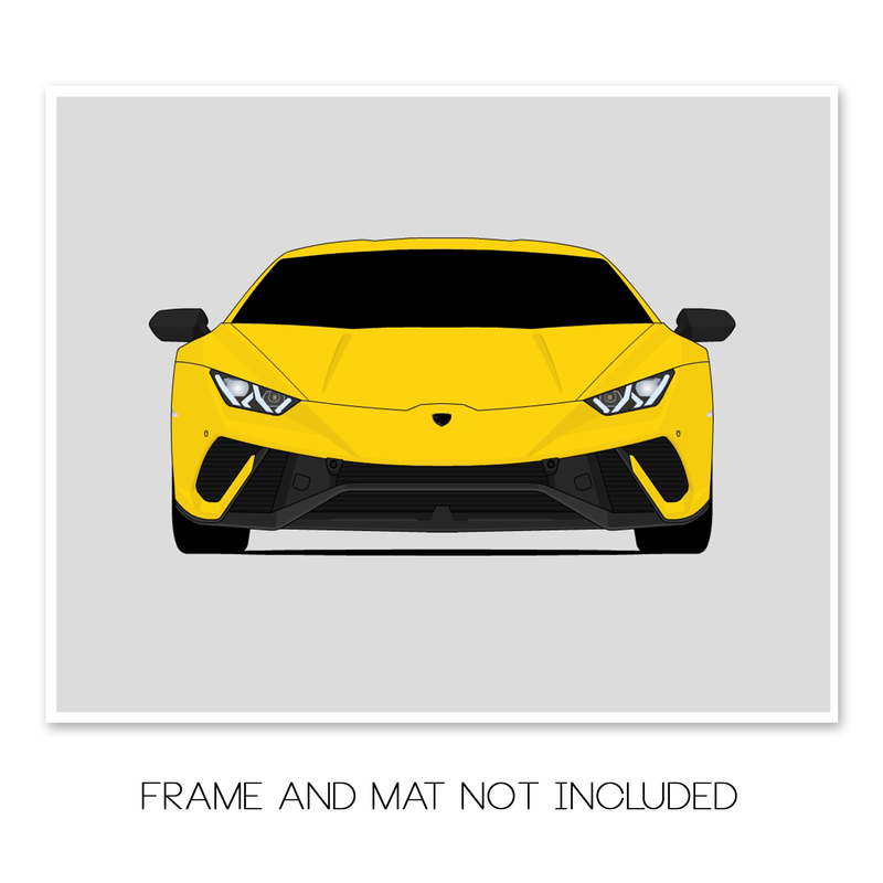 Lamborghini Huracan Performante LP 640-4 (2017-2019) Poster