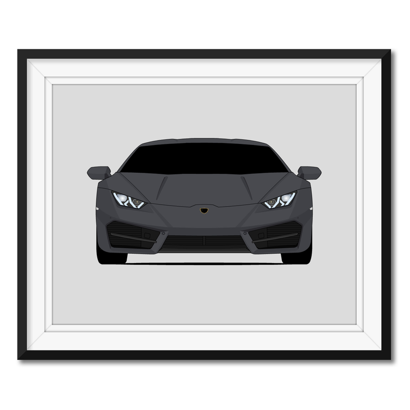 Lamborghini Huracan LP 580-2 (2016-2019) Poster