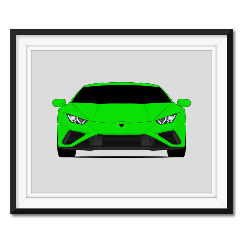 Lamborghini Huracan EVO LP 640-4 and LP 610-2 (2021-2022) Poster