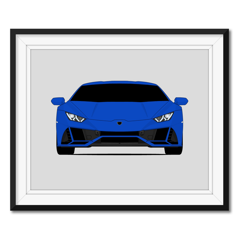 Lamborghini Huracan EVO LP 640-4 (2019-2020) Poster