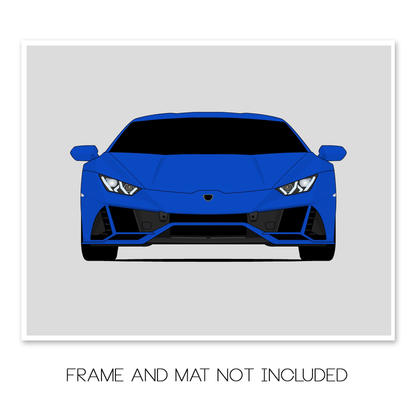 Lamborghini Huracan EVO LP 640-4 (2019-2020) Poster