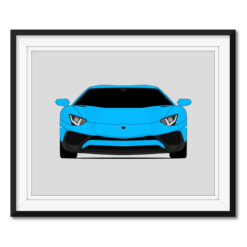 Lamborghini Aventador SV LP 750-4 (2015-2017) Poster