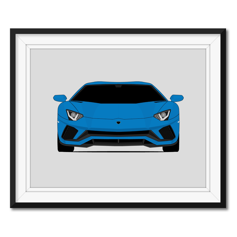 Lamborghini Aventador S LP 740-4 (2016-2021) Poster