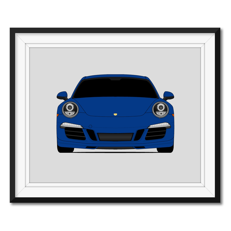 Porsche 911 Carerra S Aero Kit (2012-2015) 991.1 Poster