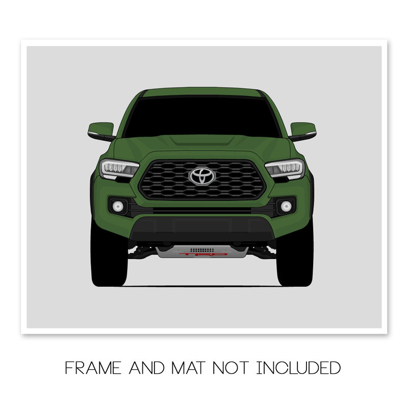 Toyota Tacoma TRD (2020-2023) 3rd GEN Facelift Poster