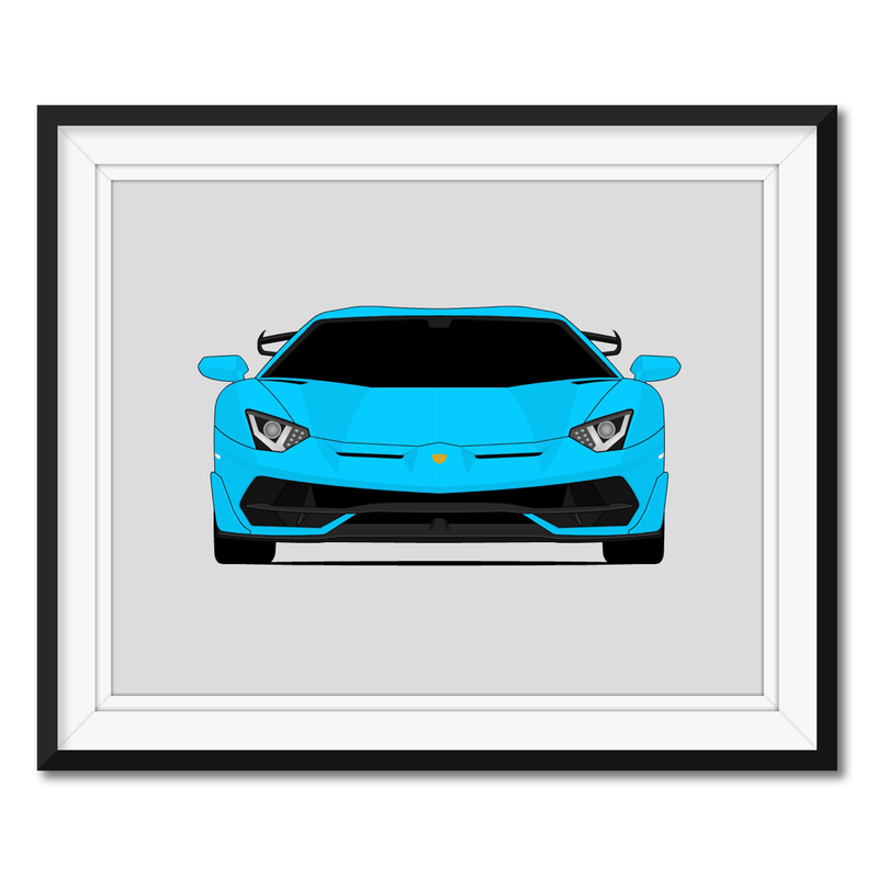 Lamborghini Aventador SVJ (2018-2021) Poster