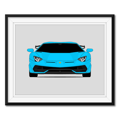 Lamborghini Aventador SVJ (2018-2021) Poster