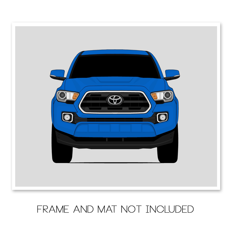 Toyota Tacoma  (2016-2019) 3rd GEN Poster