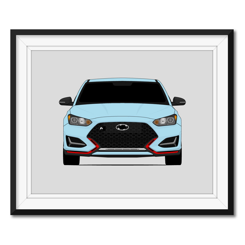 Hyundai Veloster N (2019-Present) Poster