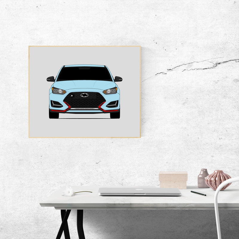 Hyundai Veloster N (2019-Present) Poster