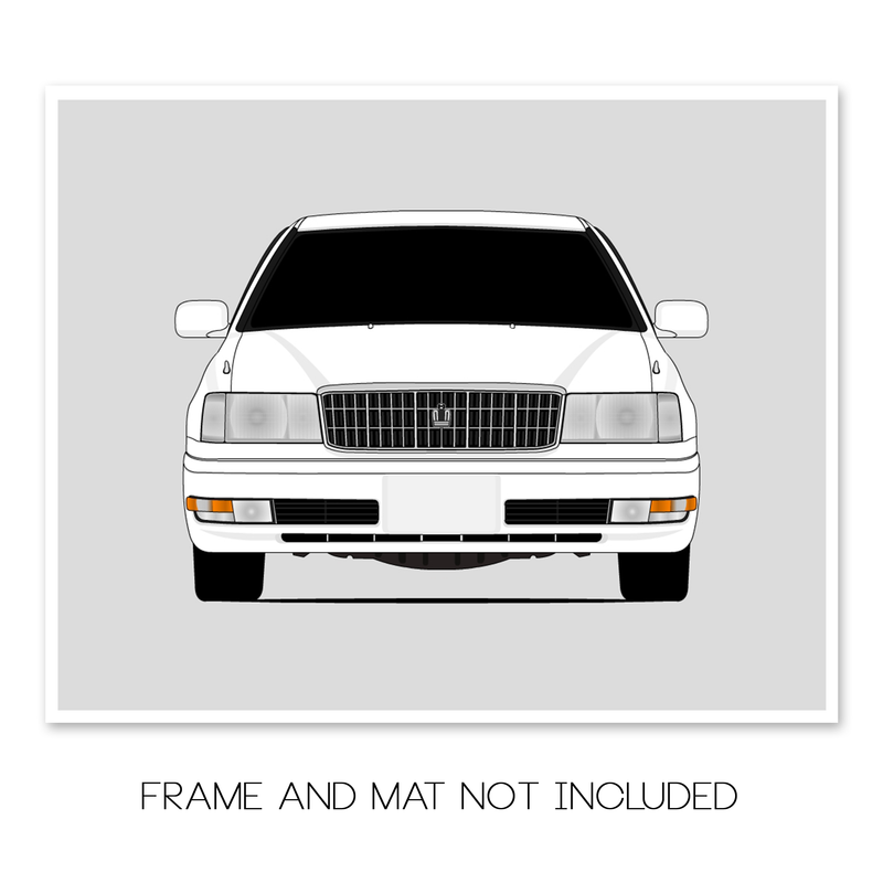 Toyota Crown (1995-2001) S150 10th GEN Poster