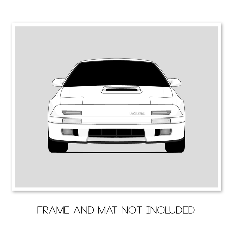 Mazda RX-7 (1989-1992) FC 2nd GEN Facelift Poster