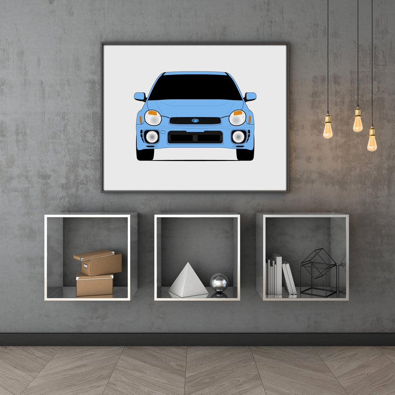Subaru Impreza Wagon G2 (2000-2002) Bugeye Poster